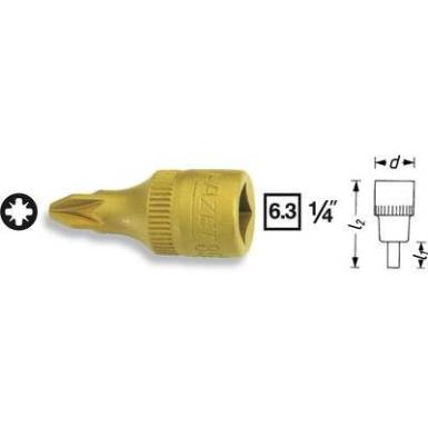 Kereszthornyú csavarhúzófej PZ 1, 6,3 mm (1/4), Hazet 8507-PZ1 Kereszthornyú csavarhúzófej PZ 1, 6,3 mm (1/4), Hazet 8507-PZ1