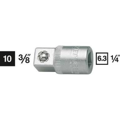Adapter 1/4-ról 3/8-ra, Hazet 858-1 Adapter 1/4-ról 3/8-ra, Hazet 858-1