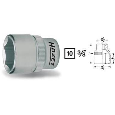 Dugókulcsfej 15 mm, 10 mm (3/8), Hazet 880-15 Dugókulcsfej 15 mm, 10 mm (3/8), Hazet 880-15