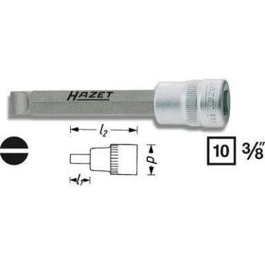 Egyenes pengéjű csavarhúzó betét 1,2x8mm kulcsnyílás: 10 mm (3/8")Meghajtás (szerszám) 10 mm (3/8")Hazet 8803 Egyenes pengéjű csavarhúzó betét 1,2x8mm kulcsnyílás: 10 mm (3/8")Meghajtás (szerszám) 10 mm (3/8")Hazet 8803