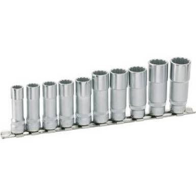 Kettős 6 lapfejű dugókulcs készlet 10 mm (3/8") 10 részes Hazet 880TZ/10H Kettős 6 lapfejű dugókulcs készlet 10 mm (3/8") 10 részes Hazet 880TZ/10H
