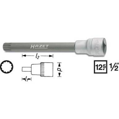 Csavarhúzó betét 12,5 mm (1/2") Kulcstávolság 12mm szerszám meghajtás 12,5 mm (1/2")Hazet 990SLG-12 Csavarhúzó betét 12,5 mm (1/2") Kulcstávolság 12mm szerszám meghajtás 12,5 mm (1/2")Hazet 990SLG-12