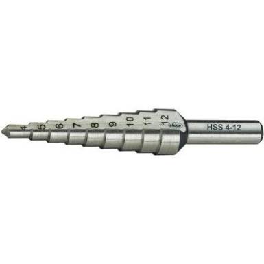 HSS lépcsősfúró Ø 4-12 mm, 65 mm, Vigor V2394 HSS lépcsősfúró Ø 4-12 mm, 65 mm, Vigor V2394