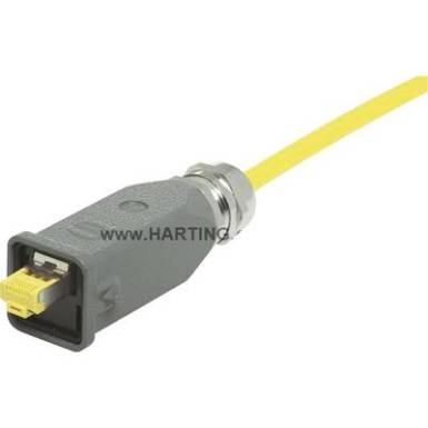 Han® 3 A RJ45 10 G Csatlakozó dugó, egyenes pólusszám: 8 Han® 3 A RJ45 10G Schwarz Harting tartalom: 1 db Han® 3 A RJ45 10 G Csatlakozó dugó, egyenes pólusszám: 8 Han® 3 A RJ45 10G Schwarz Harting tartalom: 1 db