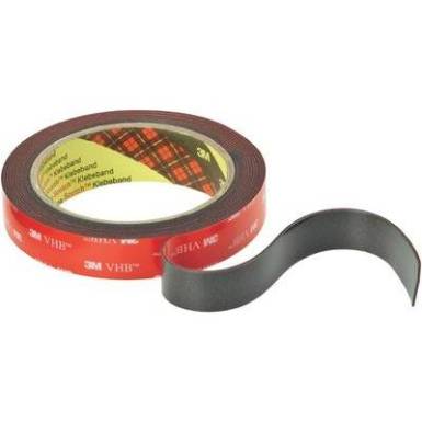 Nagyteljesítményű ragasztó rendszer (H x Sz) 3 m x 19 mm , szürke VHB™ 4611F 3M, tartalom: 1 tekercs Nagyteljesítményű ragasztó rendszer (H x Sz) 3 m x 19 mm , szürke VHB™ 4611F 3M, tartalom: 1 tekercs