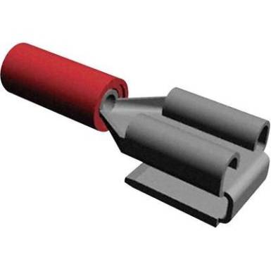 Csúszósarus hüvely leágazással, 6,3 mm / 0,8 mm 180°, részlegesen szigetelt, piros TE Connectivity 160834-5 Csúszósarus hüvely leágazással, 6,3 mm / 0,8 mm 180°, részlegesen szigetelt, piros TE Connectivity 160834-5