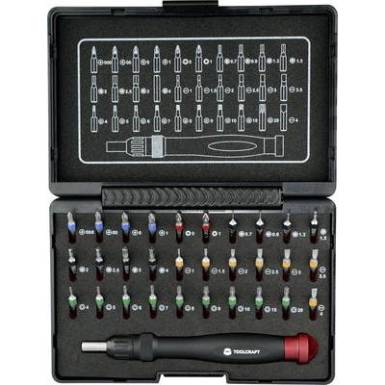 Mikro bit készlet 31részes racsnis csavarhúzóval Toolcraft 809204 Mikro bit készlet 31részes racsnis csavarhúzóval Toolcraft 809204