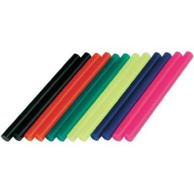 Dremel 2615GG05JA 12db-os színes műanyag ragasztóstift, ragasztópálca készlet 7 mm Dremel 2615GG05JA 12db-os színes műanyag ragasztóstift, ragasztópálca készlet 7 mm