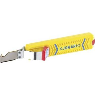 Jokari No. 28 H Secura 10280 kábelkés, blankoló kés kampós pengével, hengeres kábelekhez Ø 8 - 28 mm-ig Jokari No. 28 H Secura 10280 kábelkés, blankoló kés kampós pengével, hengeres kábelekhez Ø 8 - 28 mm-ig