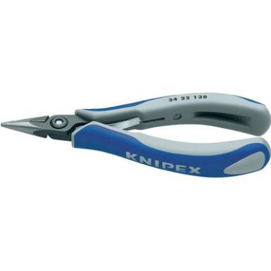 Precíziós elektronikai markoló fogó, 135 mm, lapos és kerek, Knipex 34 22 130 Precíziós elektronikai markoló fogó, 135 mm, lapos és kerek, Knipex 34 22 130