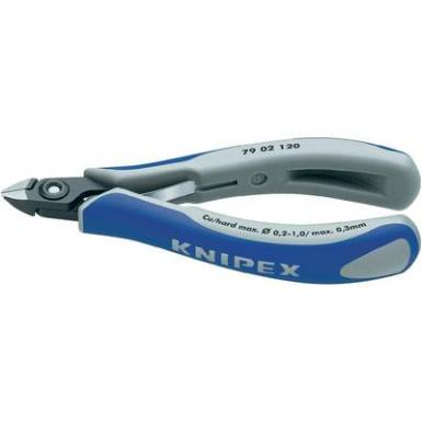 Precíziós elektronikai oldalcsípőfogó, mini fej, Knipex 79 02 120 Precíziós elektronikai oldalcsípőfogó, mini fej, Knipex 79 02 120