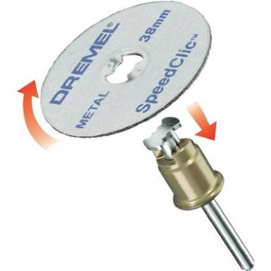 Dremel Speedclic gyors tárcsacserélő rendszer 38mm átmérőre Dremel Speedclic gyors tárcsacserélő rendszer 38mm átmérőre