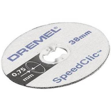 Dremel SC SpeedClic 38 mm &aacute;tm&eacute;rőjű 5db-os 0,75mm vastag v&aacute;g&oacute;t&aacute;rcsa k&eacute;szlet