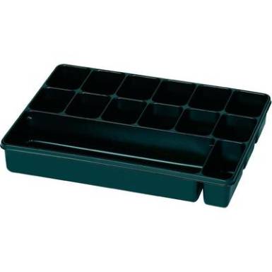 14 részes alkatrésztároló, fekete, 335 x 235 x 50 mm 14 részes alkatrésztároló, fekete, 335 x 235 x 50 mm