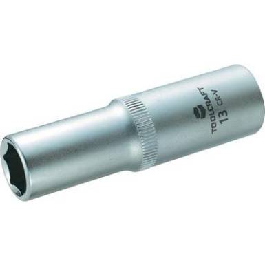 Dugókulcs betét 12,5 mm (1/2), 13x77 mm, TOOLCRAFT Dugókulcs betét 12,5 mm (1/2), 13x77 mm, TOOLCRAFT