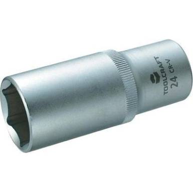 Dugókulcs betét 12,5 mm (1/2), 24x77 mm, TOOLCRAFT Dugókulcs betét 12,5 mm (1/2), 24x77 mm, TOOLCRAFT