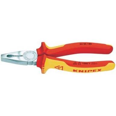 Kombin&aacute;lt fog&oacute;, 180 mm, v&aacute;g&aacute;si &eacute;rt&eacute;k: (k&ouml;zepes/kem&eacute;ny huzal) 3,4/2,2 mm, Knipex 03 06 180