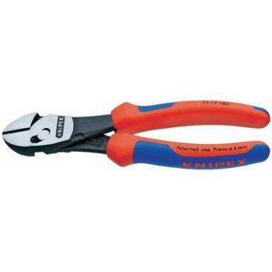 Mechanikai oldalcsípő fogó 180 mm Knipex TwinForce 73 72 180 Mechanikai oldalcsípő fogó 180 mm Knipex TwinForce 73 72 180