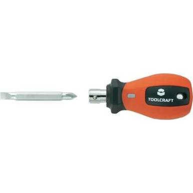 Csavarhúzó, univerzális hajtó bittel 56 g, TOOLCRAFT Csavarhúzó, univerzális hajtó bittel 56 g, TOOLCRAFT