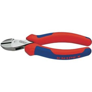 Kompakt oldalcsípőfogó, nagy áttételű, krómozott fej, többkomponensű burkolattal, Knipex X-Cut 73 05 160 Kompakt oldalcsípőfogó, nagy áttételű, krómozott fej, többkomponensű burkolattal, Knipex X-Cut 73 05 160