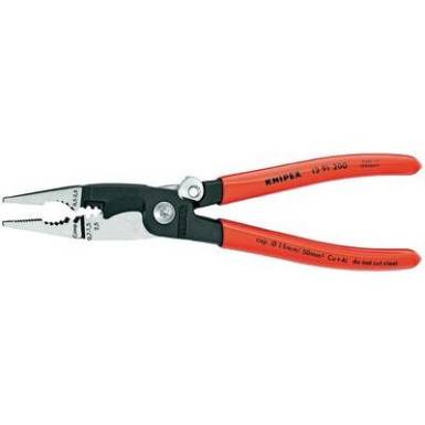 Elektromos szerelőfogó, 200 mm, vágási érték: 50 mm², Knipex 13 91 200 Elektromos szerelőfogó, 200 mm, vágási érték: 50 mm², Knipex 13 91 200