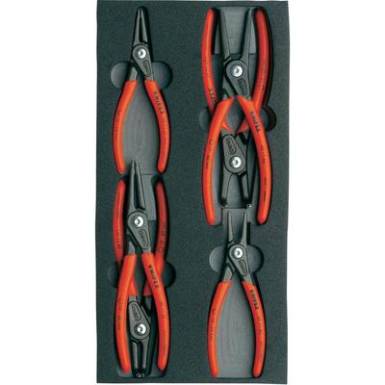 6 részes. Belső/külső Seeger-gyűrű fogókészlet KNIPEX 00 20 01 V02 6 részes. Belső/külső Seeger-gyűrű fogókészlet KNIPEX 00 20 01 V02