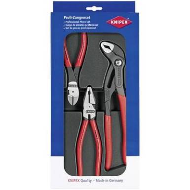 3 részes fogó készlet, Kraft-Paket Knipex 00 20 10 3 részes fogó készlet, Kraft-Paket Knipex 00 20 10