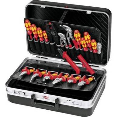 20 részes szerszámbőrönd, elektromos, Knipex 00 21 20 20 részes szerszámbőrönd, elektromos, Knipex 00 21 20