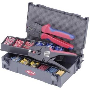 285 részes. Krimpelő készlet a KNIPEX 97 90 22 kábelösszekötőjéhez 285 részes. Krimpelő készlet a KNIPEX 97 90 22 kábelösszekötőjéhez