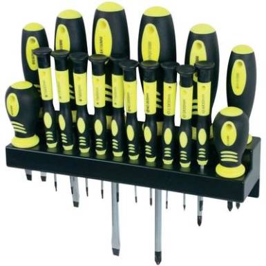 Csavarhúzó készlet 18 részes egyenes pengéjű/PH/TORX® Mannesmann 11410 Csavarhúzó készlet 18 részes egyenes pengéjű/PH/TORX® Mannesmann 11410