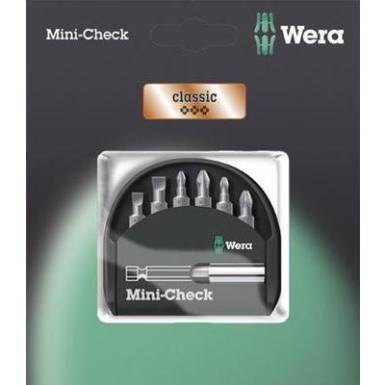 Wera 05073406001 7 részes Mini-Check bit készlet egyenes pengéjű/PH/PZ Wera 05073406001 7 részes Mini-Check bit készlet egyenes pengéjű/PH/PZ