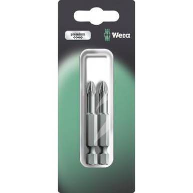 Edzett szerszámcél 2db-os BIT készlet, kereszthornyú PZ 1 Wera 855/4 TZ SB SiS 05134384001 Edzett szerszámcél 2db-os BIT készlet, kereszthornyú PZ 1 Wera 855/4 TZ SB SiS 05134384001