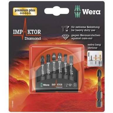 BIT készlet, Torx, kereszthornyú PH, PZ 6 részes készlet Wera Mini-Check IMP DC 05073890001 BIT készlet, Torx, kereszthornyú PH, PZ 6 részes készlet Wera Mini-Check IMP DC 05073890001