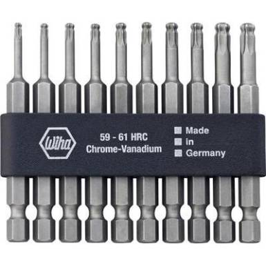 Gömbfejű torx bit készlet, 10 részes, Wiha 7045BE9570 Gömbfejű torx bit készlet, 10 részes, Wiha 7045BE9570
