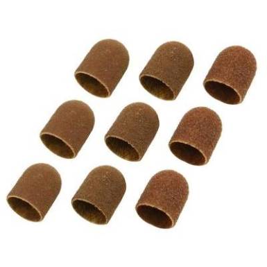 9 db csiszolószalag sapka, Ø 10 mm, Donau 1628E 9 db csiszolószalag sapka, Ø 10 mm, Donau 1628E