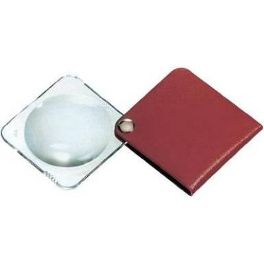Összecsukható nagyító bőr tokban, kerek, 60 mm,3,5-szeres, kármin vörös Eschenbach 1752160 Összecsukható nagyító bőr tokban, kerek, 60 mm,3,5-szeres, kármin vörös Eschenbach 1752160