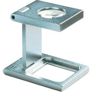 Precíziós szál számláló nagyító, fém, 15x15mm, 10-szeres Eschenbach 1255 10,0 x Precíziós szál számláló nagyító, fém, 15x15mm, 10-szeres Eschenbach 1255 10,0 x