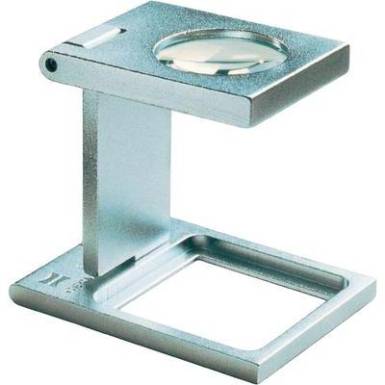 Prec&iacute;zi&oacute;s sz&aacute;l sz&aacute;ml&aacute;l&oacute; nagy&iacute;t&oacute;, f&eacute;m, 25 x 25 mm, 6,0-szeres Eschenbach 1258 6,0 x