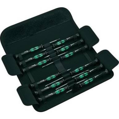 Mikro csavarhúzó készlet, egyenes/kereszthornyú-PH/TORX®/belső hatlapú, Wera Kraftform Mikro csavarhúzó készlet, egyenes/kereszthornyú-PH/TORX®/belső hatlapú, Wera Kraftform