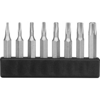 8 részes mini torx bitkészlet, T-profil belső furattal, 28 mm, Donau MBS68 8 részes mini torx bitkészlet, T-profil belső furattal, 28 mm, Donau MBS68