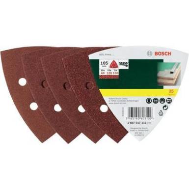 Delta csiszolópapír 180, méret: 93mm, 25 db, Bosch 2607017109 Delta csiszolópapír 180, méret: 93mm, 25 db, Bosch 2607017109