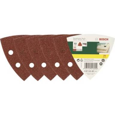 Delta csiszolópapír 80, méret: 93mm, 25 db, Bosch 2607019489 Delta csiszolópapír 80, méret: 93mm, 25 db, Bosch 2607019489