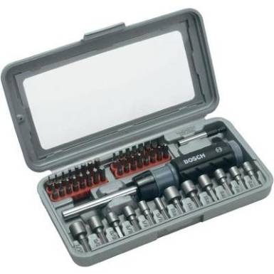 Bosch 46 részes Schraubendreher készlet fúró készlet/Bit készlet 2607019504 Bosch 46 részes Schraubendreher készlet fúró készlet/Bit készlet 2607019504
