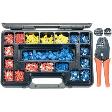 Krimpelőfogó készlet kábelsarukkal 1004 részes 1.72 - 8.2 mm Toolcraft 820927 Krimpelőfogó készlet kábelsarukkal 1004 részes 1.72 - 8.2 mm Toolcraft 820927