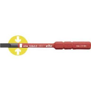 Wiha VDE 3mm-es cserélhető, egyenes pengéjű lapos szigetelt csavarhúzószár Wiha VDE 3mm-es cserélhető, egyenes pengéjű lapos szigetelt csavarhúzószár