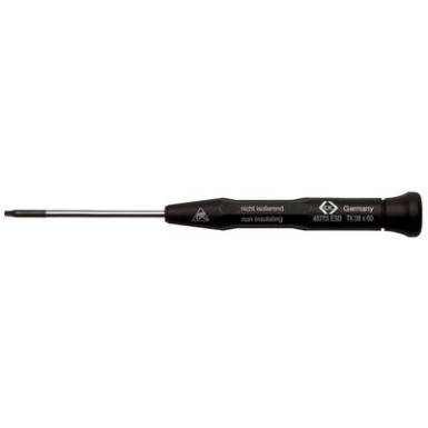 Elektronika- és finommechanika Torx csavarhúzó C.K. Méret T 4 Penge hossz: 50 mm DIN EN 61340-2 Elektronika- és finommechanika Torx csavarhúzó C.K. Méret T 4 Penge hossz: 50 mm DIN EN 61340-2