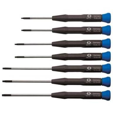 Elektronika- és finommechanika Csavarhúzó készlet 7 részes Torx C.K. T4877PX Elektronika- és finommechanika Csavarhúzó készlet 7 részes Torx C.K. T4877PX