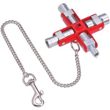 Univerzális kulcs szekrényekhez és elzáró rendszerekhez, Knipex 00 11 06 Univerzális kulcs szekrényekhez és elzáró rendszerekhez, Knipex 00 11 06