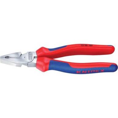 Erő kombinált fogó, 225 mm, vágási érték kemény: Ø 3 mm, zongorahuzal: Ø 2,5 mm, max. 25 mm², Knipex 02 05 225 Erő kombinált fogó, 225 mm, vágási érték kemény: Ø 3 mm, zongorahuzal: Ø 2,5 mm, max. 25 mm², Knipex 02 05 225