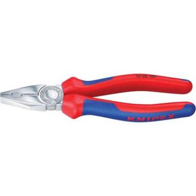 Kombinált fogó, 140 mm, vágási érték: (közepes/kemény) Ø 2,8/1,8 mm, max. 10 mm², Knipex 03 05 140 Kombinált fogó, 140 mm, vágási érték: (közepes/kemény) Ø 2,8/1,8 mm, max. 10 mm², Knipex 03 05 140